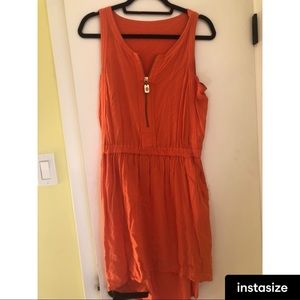 Orange Michael kors dress